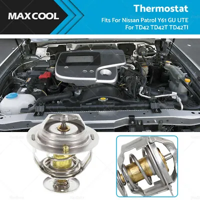 Thermostat For Nissan Patrol Y61 GU UTE TD42 TD42T TD42TI Diesel Engine 98-12 • $24