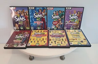 £29.99 • Buy Job Lot The Sims 2 & Expansions Apartment Life Pets Ikea Etc PC Game