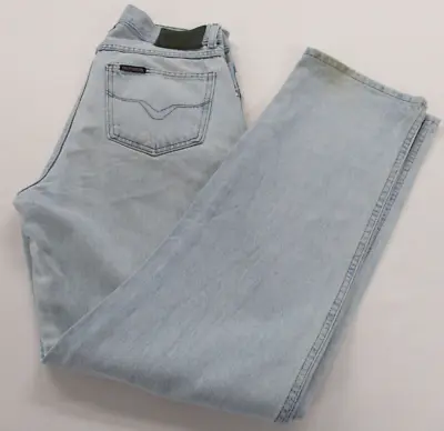 HARLEY DAVIDSON Jeans 100% Cotton Denim Light Blue 32  Waist W32 L34 • £18