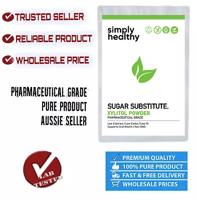 Xylitol | Natural Sweetener | Low Carb Sugar Substitute | Non GMO Crystal Powder • $29.95