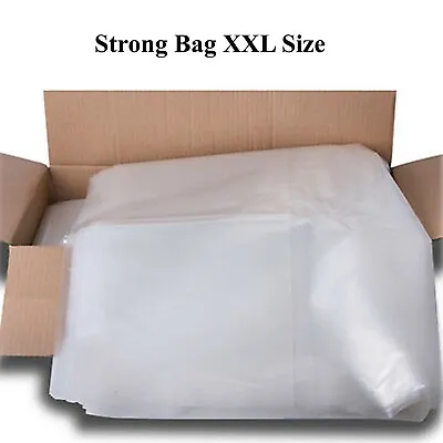 £6.29 • Buy Clear Wheelie Bin Liners Strong Heavy Duty Rubbish Sack Big Refuse Bin Bags