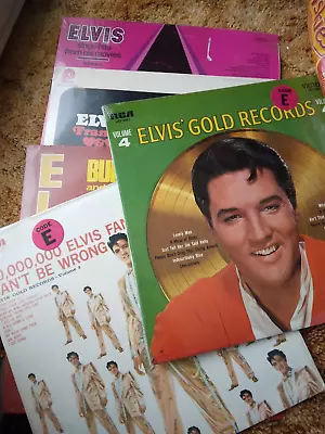 Still Sealed LPs 33 RECORD ALBUMS - ELVIS PRESLEY - LOT OF 5 From The 70s • $21.99