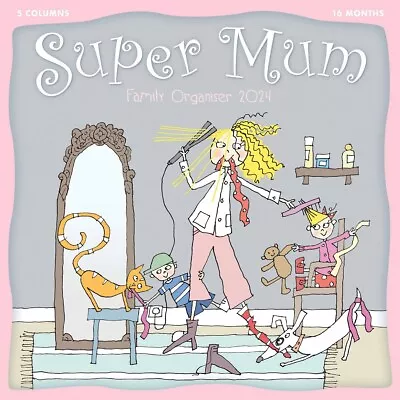 Super Mum Family Organiser 2024 - Hobbies & Interests - Month To View • £8.48