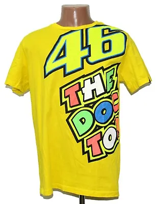 Moto Gp Racing Yamaha #46 Valentino Rossi Shirt Size L Yellow The Doctor • $44.99