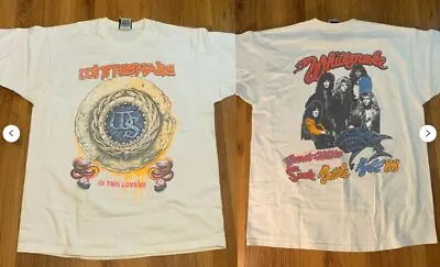 Vintage 1988 Whitesnake Is This Love Tour Concert T-Shirt 80s Whitesnake Rock C • $7.99