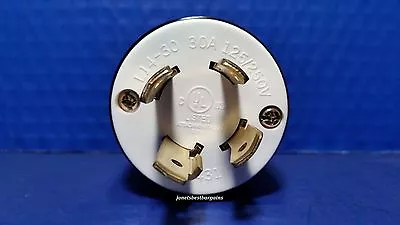 $14.40 • Buy 30 Amp 125/250 Volt Male Twist Lock 4 Prong 4 Wire Power Cord Plug Nema L14-30P