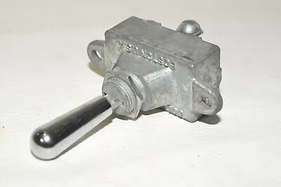 Normally Open SPST NOS 12V DC Cole Hersee Momentary Toggle Switch Chromed • $8.95