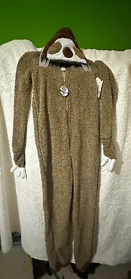Walmart Union Suit Sloth One Piece Pajama • £24.33