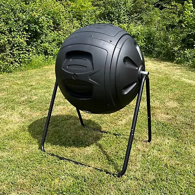 Compost Tumbler Heavy Duty Garden Tumbling Composter 130 Litre • £59.99