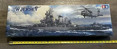 Vintage Tamiya #78005 Us Battleship Bb62 New Jersey-1:350 Scale-factory Sealed • $124.99