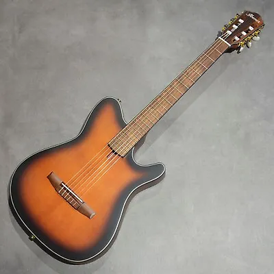 Ibanez FRH10N-BSF Nylon Electric Guitar Brown Sunburst Flat FR Hollow Body New • $636.66