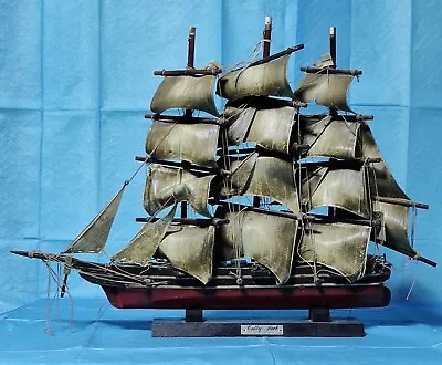 Vintage   Cutty Sark 1869  Ship Wooden Model 17  Tall Ship. (NO BOX) • $29.95