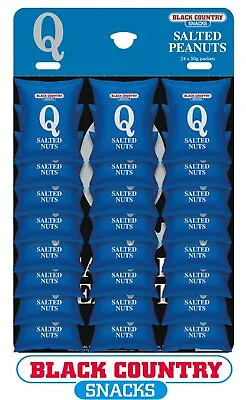 Q Salted Peanuts - Pub Hanging Card Nuts 24 X 50g • £12.99