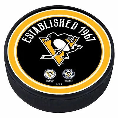 $13.99 • Buy Pittsburgh Penguins 3D Textured NHL Heritage Souvenir Hockey Puck