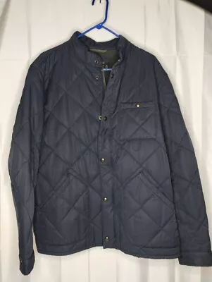 J. Crew Navy Sussex Quilted Jacket Primaloft Mens Size XL EUC • $64.99