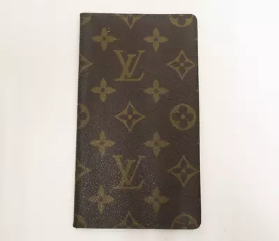 Authentic LOUIS VUITTON Monogram Agenda Notebook Cover #26949 • £66.50