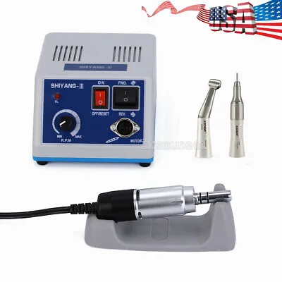 Dental Lab Marathon Electric Micromotor Contra Angle/Straight Handpiece Polisher • $46.36