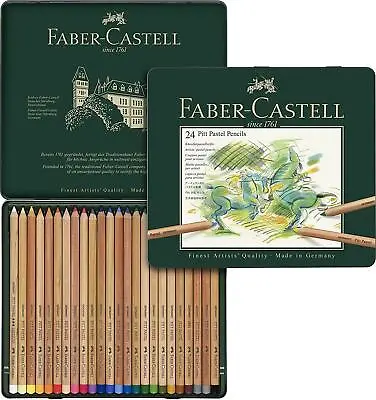 Tin Of 24 Faber Castell Pitt Pastel Pencils • £37.79