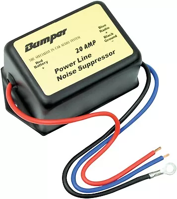 Power Lead Noise Suppressor 10A 12V Elimates Interference From Electric Systems • £5.99