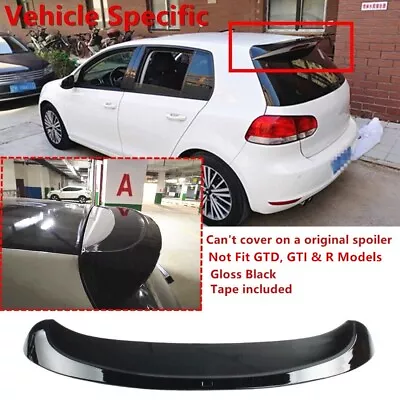 Specific Fits Vw Golf Hatchback Mk6 2010-14 Rear Trunk Roof Spoiler Wing Painted • $75.98