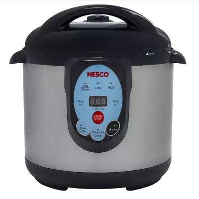 NESCO NPC-9 Smart Electric Pressure Cooker And Canner9.5 QuartStainless Steel • $127.30