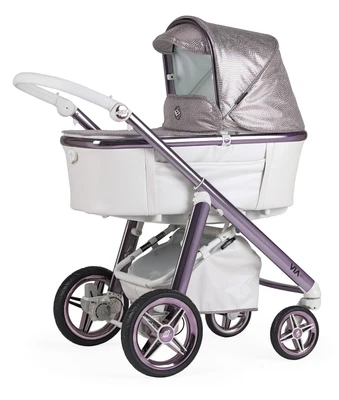 £750 • Buy Bébécar VIA + Combination Pram/Pushchair + BAG RETAIL £1499 - PINK