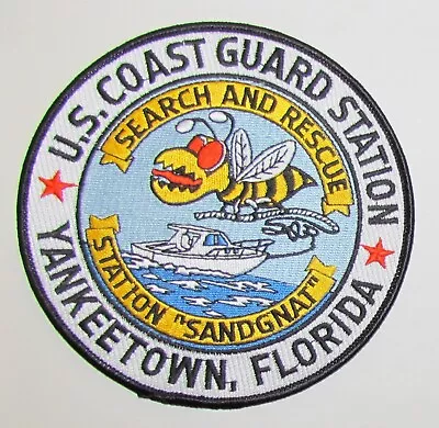 US Coast Guard USCG Station Search Rescue SAR Police Patch Yankeetown Florida • $5