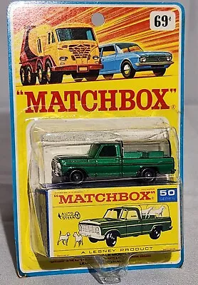 MATCHBOX Reg. Wheel  #50 FORD Kennel Truck Rare Blister Pack • $102.50