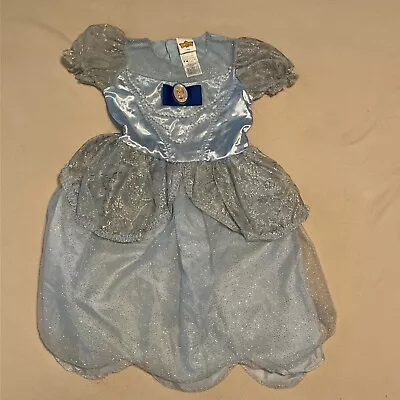 Disney Classics Girl’s Cinderella Blue Ball Gown Costume Dress Size Small (4-6X) • $12