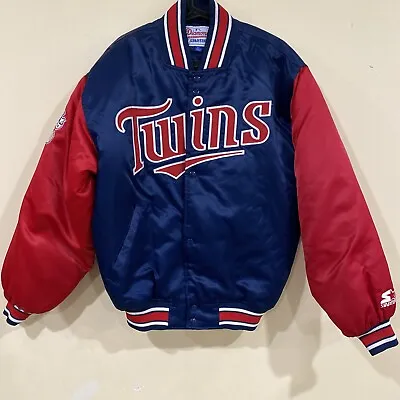 Vintage Starter Jacket Diamond Collection MLB Minnesota Twins 90s Men’s L • $199.99