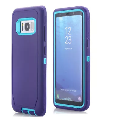 For Samsung Galaxy S9+ S8 Note 8 S7 Hybrid Rugged Shockproof Rubber Case Cover • $11.99