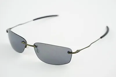 12-916 Oakley Nanowire 2.0 Pewter / Black Iridium Polarized 58-16-140 Sunglasses • $89.99