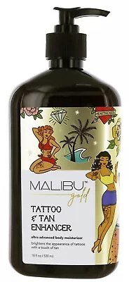 Advanced Full Body Moisturizer With Tattoo And Tan Enhancers By Malibu 18 Fl Oz. • $20.16