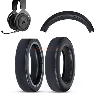 2*Ear Pads Replacement Cushions For Corsair HS50 HS60 HS70 Pro Gaming Headset • $26.77