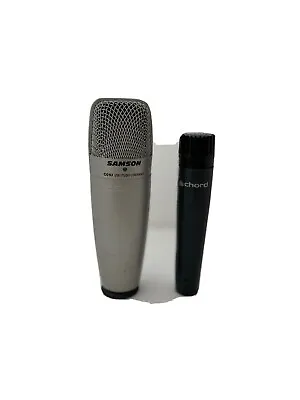 Samson C01U PRO USB Studio Condenser Microphone And CHORD IM07 Instrument Mic. • £50