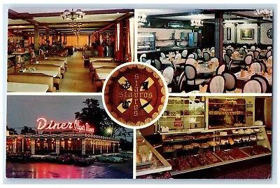 C1960 Olga's Diner Marlton Atlantic City New Jersey Multiview Vintage Postcard • $29.95