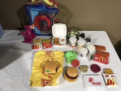 $100 • Buy CDI McDonald’s Ronald McDonald Back Pack Play Food Set 40 Pieces C