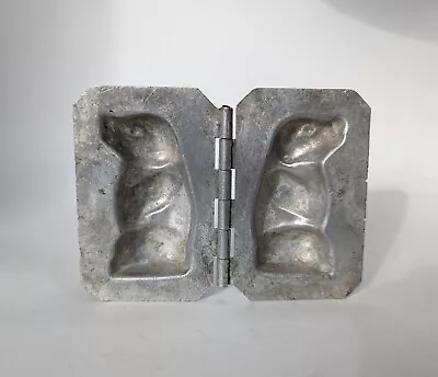 Vintage Hinged PIG CHOCOLATE MOLD Metal Candy Marzipan • $29.99