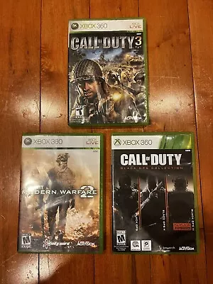 Call Of Duty Black Ops 3 • Modern Warfare 3 • Call Of Duty 3 • Xbox 360 • 3Games • $20
