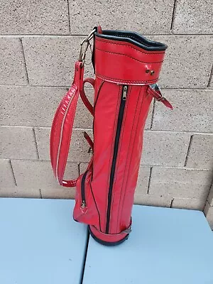 Vintage Titleist Golf Bag Red With Shoulder Strap • $72.99