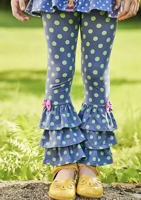 NWT Matilda Jane Choose Your Own Path Rippling Waves Blue Green Polka Dot Size 8 • $38.95