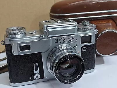 Old Vintage KIEV-4 Soviet Made 35mm Rangefinder Film Camera.  • £85