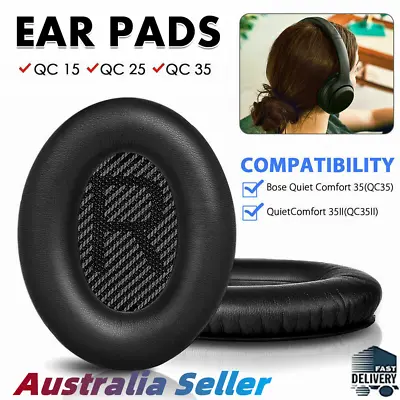 Replacement Ear Pads Soft Cushion Cover For Bose QuietComfort 35 QC35 QC25 QC15 • $8.77
