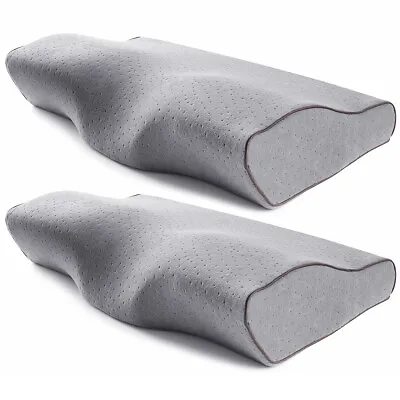 1/2Pc Memory Foam Sleep Pillow Contour Cervical Orthopedic Neck Support Washable • $19.99