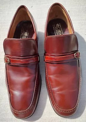 Joseph Cheaney Solway Vintage Slip On Shoes - Chestnut/Mid Brown -UK Size 7.5 F • £4.95