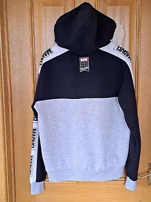 DISNEY MARVEL Mens Teens Boys Grey & Black Hoodie Size S From Disney Store • £6.99