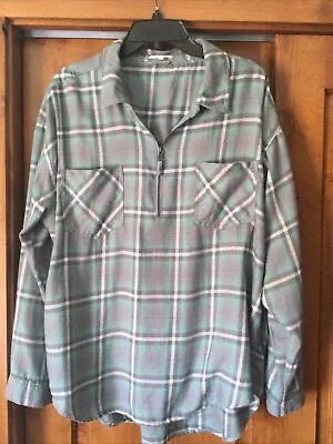 Maurices Plaid Pullover Top Size XXL • $3.99