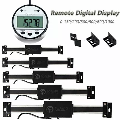 Remote External DRO Display Magnet Linear Scale 150/200/300/500/600/1000mm Lathe • $50.06