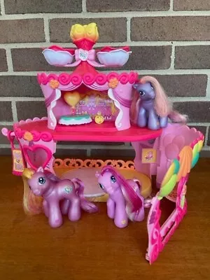 My Little Pony Ponyville Pinkie Pies Roller Skate Party Cake House Playset With • $18