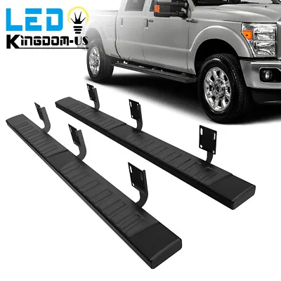 For 99-16 F-250 F-350 Super Duty Crew Cab 6  Running Boards Nerf Bars Side Steps • $132